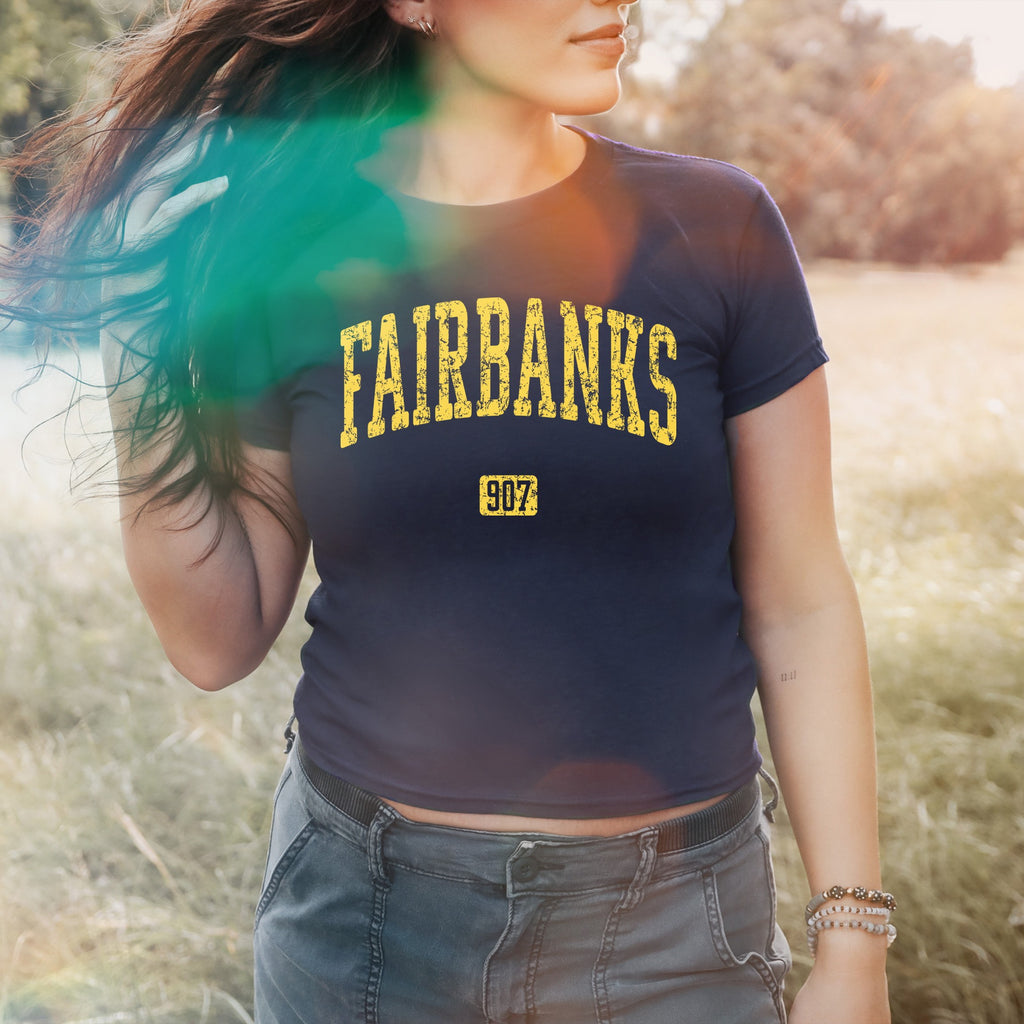 Fairbanks 907 Women's Baby Tee