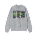 Flowers Hoodie & Sweatshirt features three cannabis plant images with STOP AND SMELL THE FLOWERS text, perfect for those embr