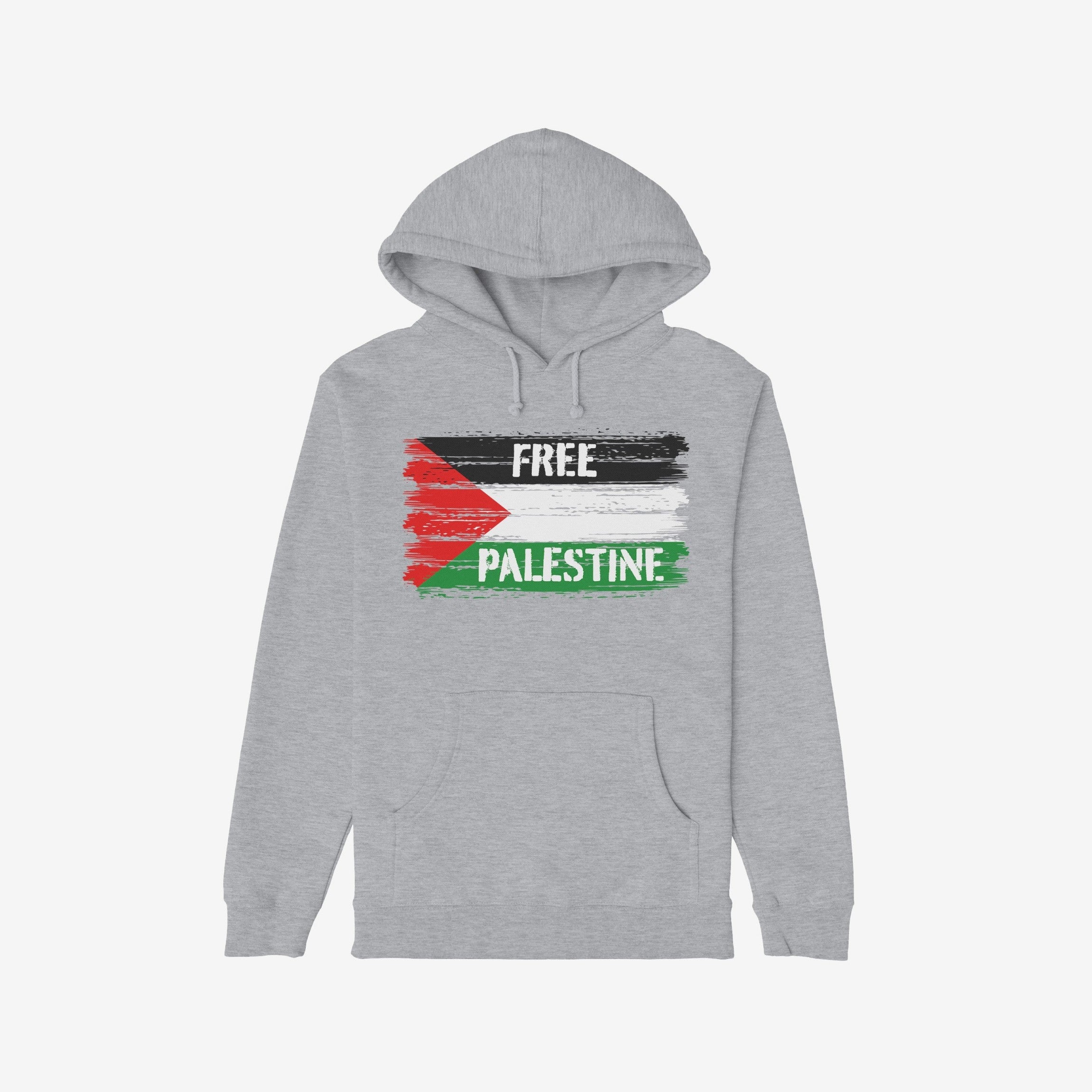 Free Palestine Shirt featuring a distressed Palestinian flag graphic and bold FREE PALESTINE text, ideal for activists and allies advocating justice and liberation, from the resistance wear collection.