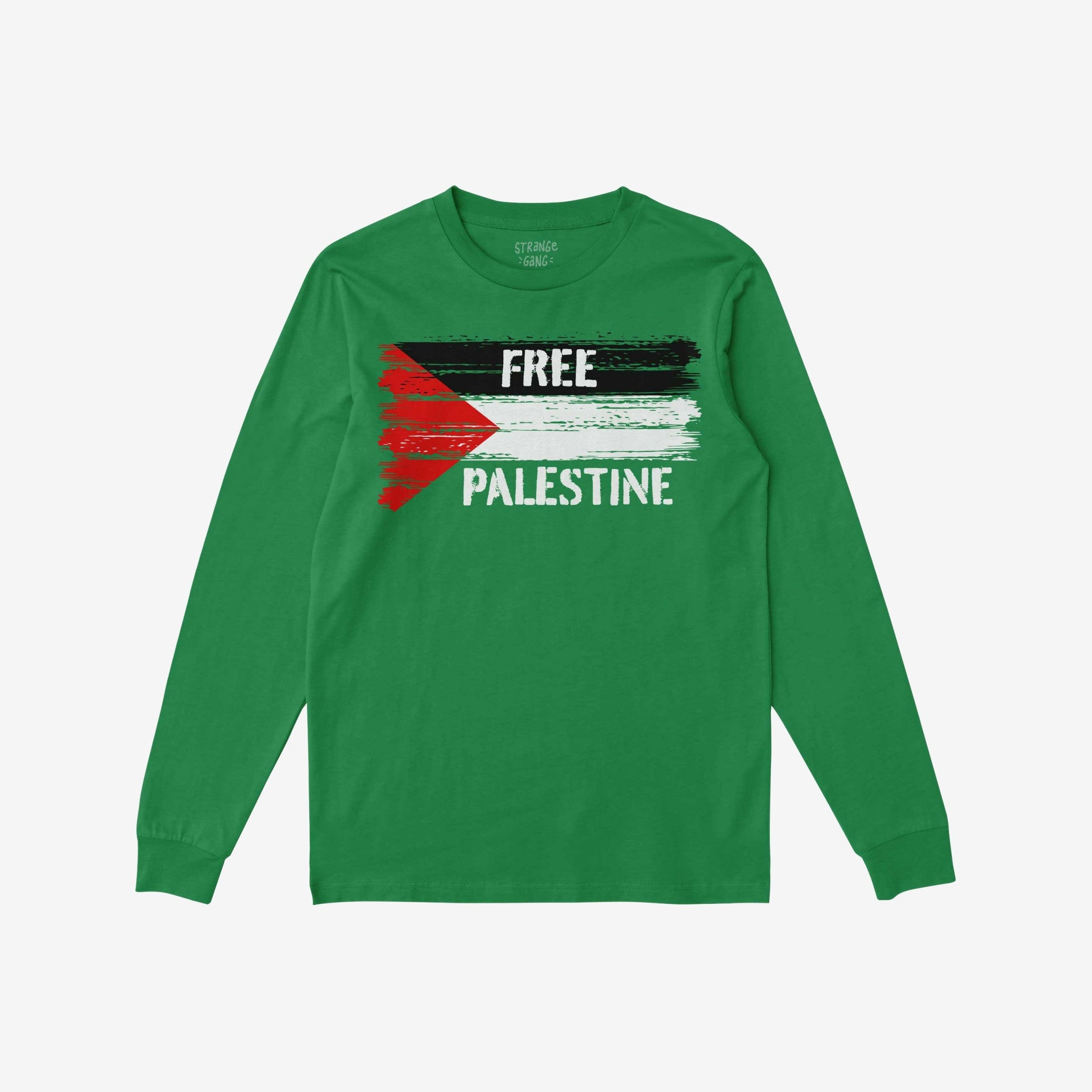 Free Palestine Shirt featuring a stylized Palestinian flag and FREE PALESTINE slogan, embodying resistance and solidarity. Ideal for activists and allies committed to justice and liberation.