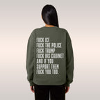Fuck 'Em All Back Print Sweatshirt