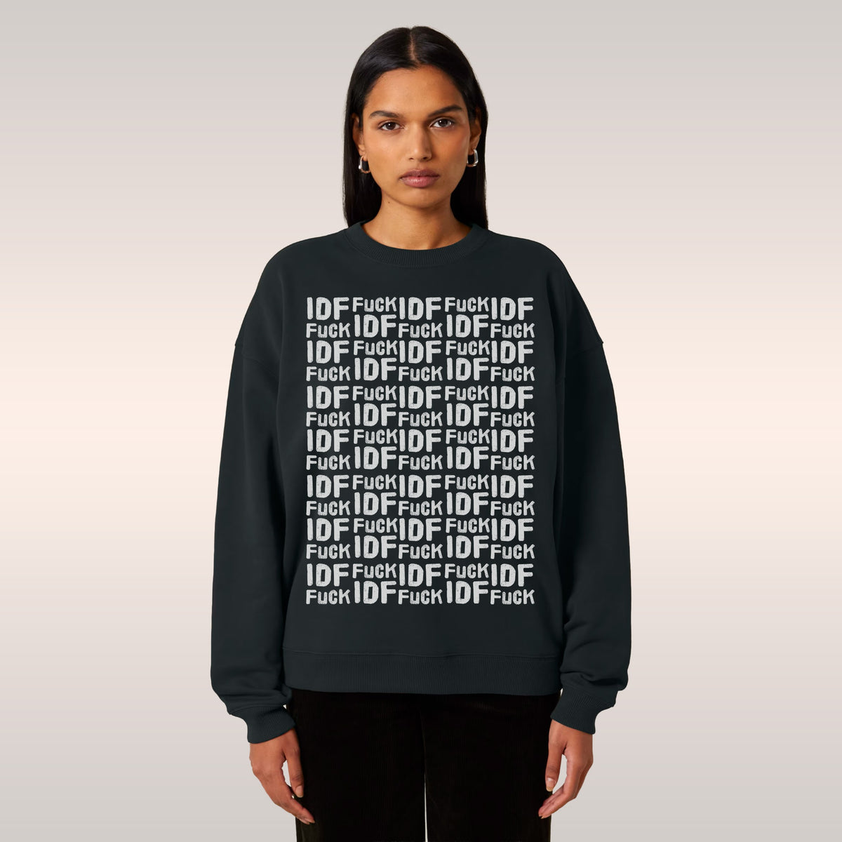 Fuck IDF Pattern Sweatshirt
