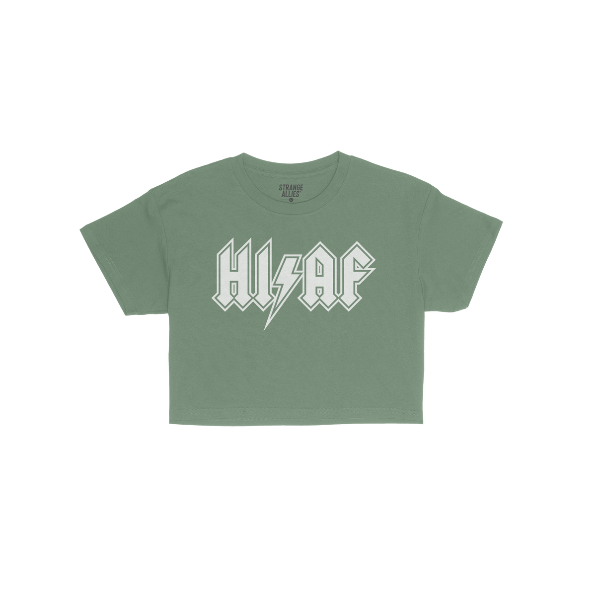 High AF Weed Crop Top