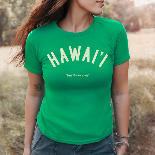 Hawaii Story Women's Baby Tee