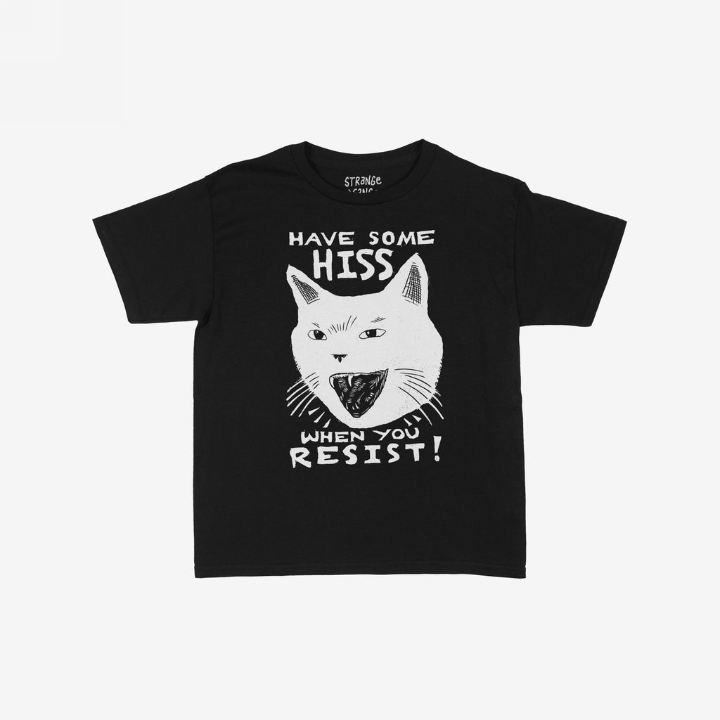 Hiss When You Resist Cat Women's Baby Tee