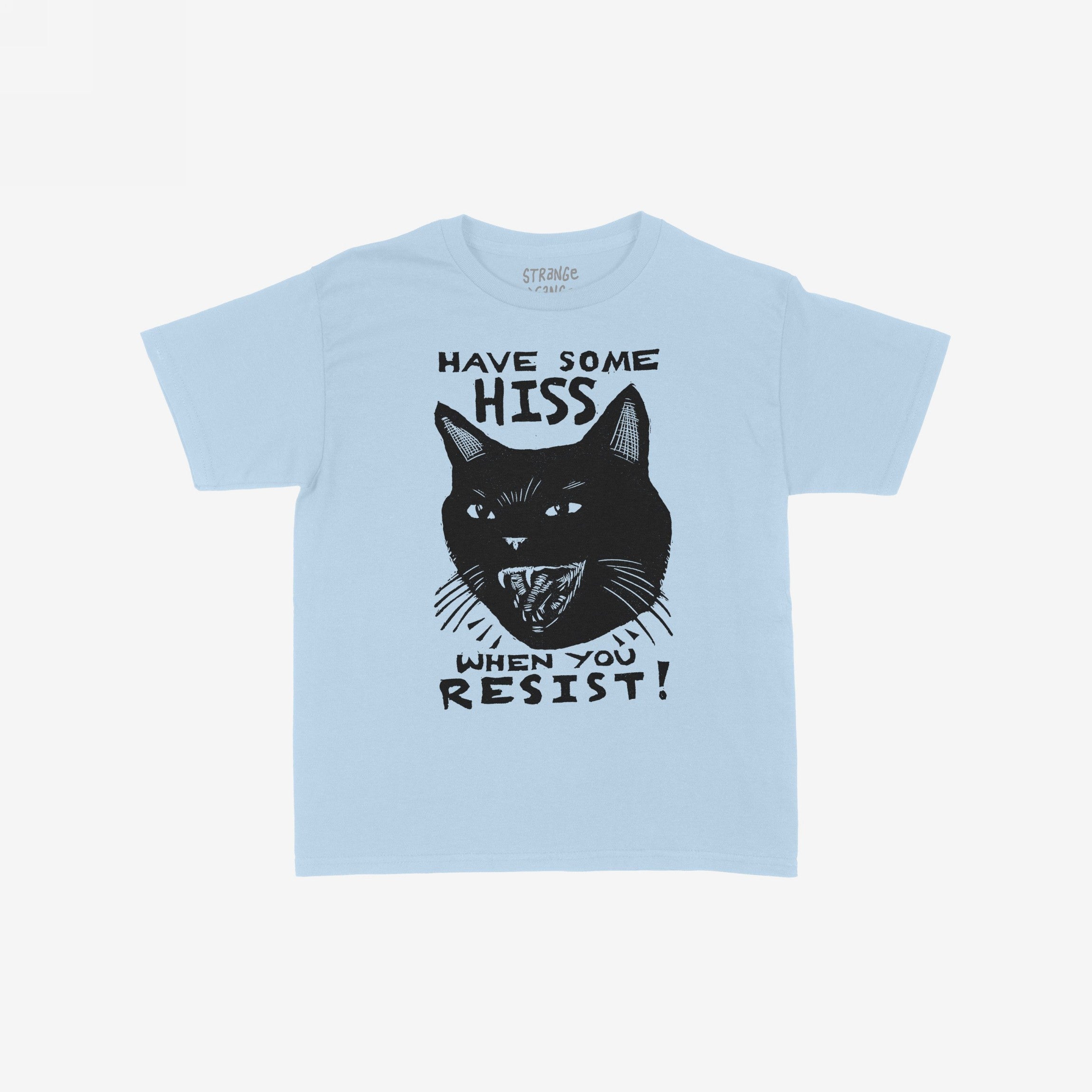 Hiss When You Resist Cat Women's Baby Tee