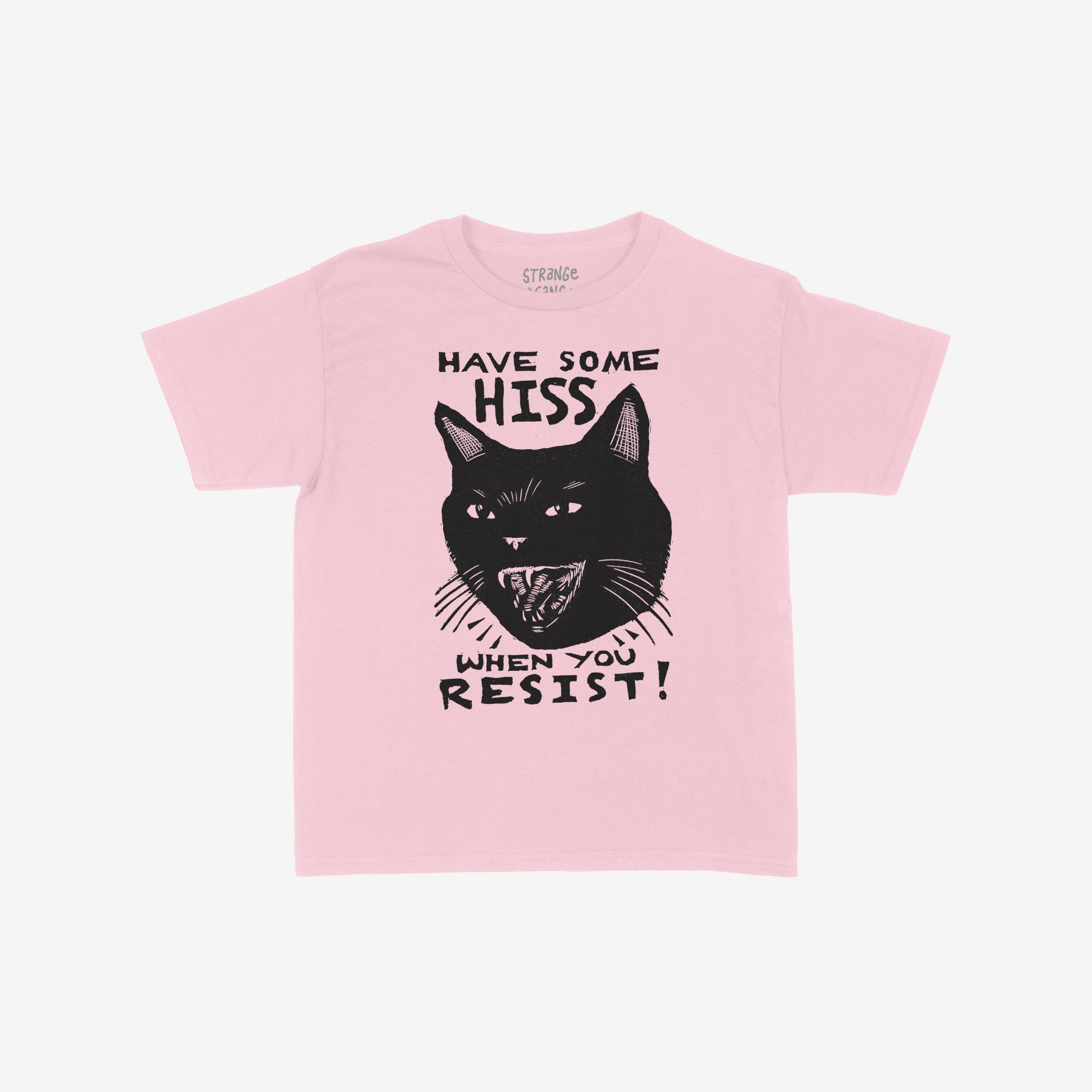 Hiss When You Resist Cat Women's Baby Tee