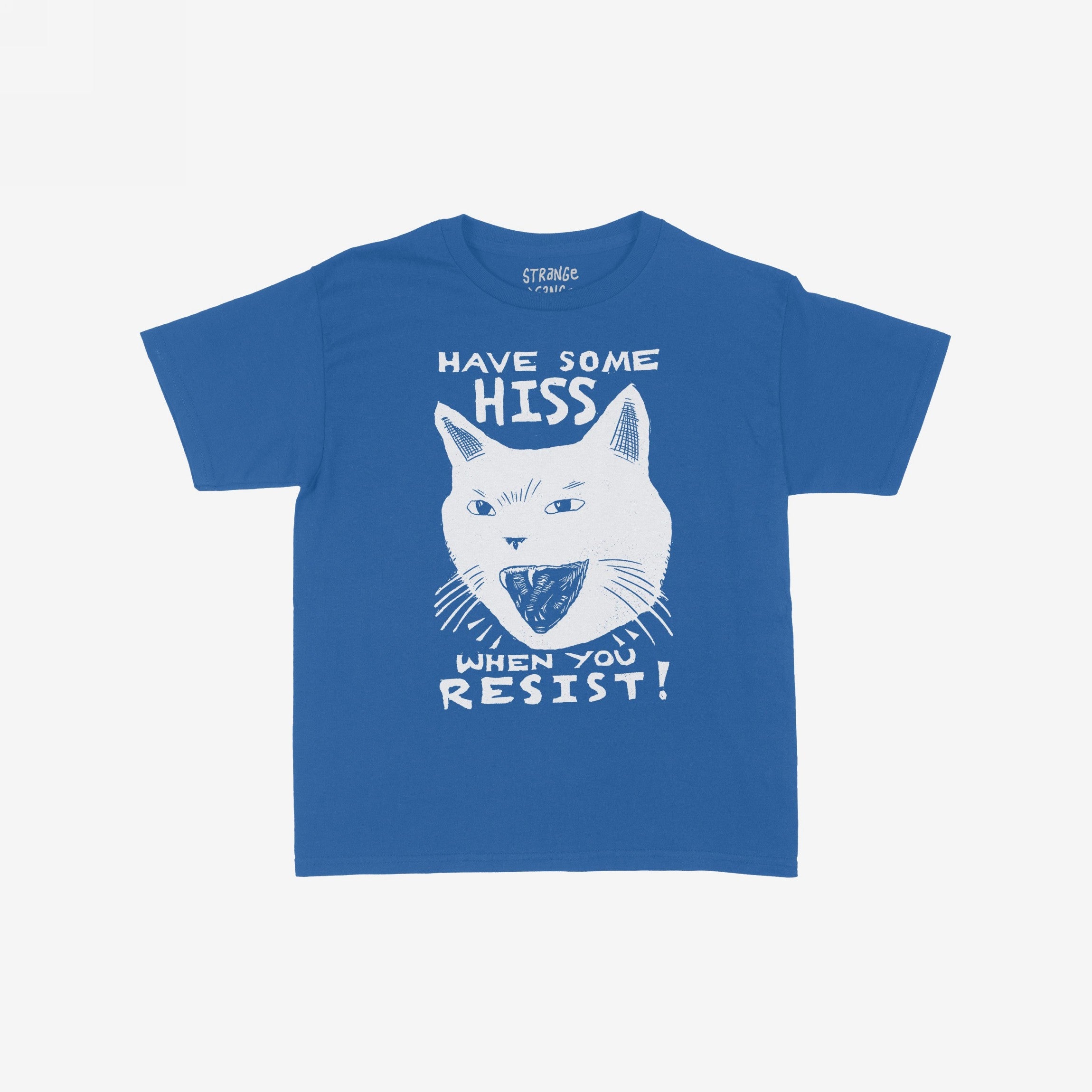 Hiss When You Resist Cat Women's Baby Tee
