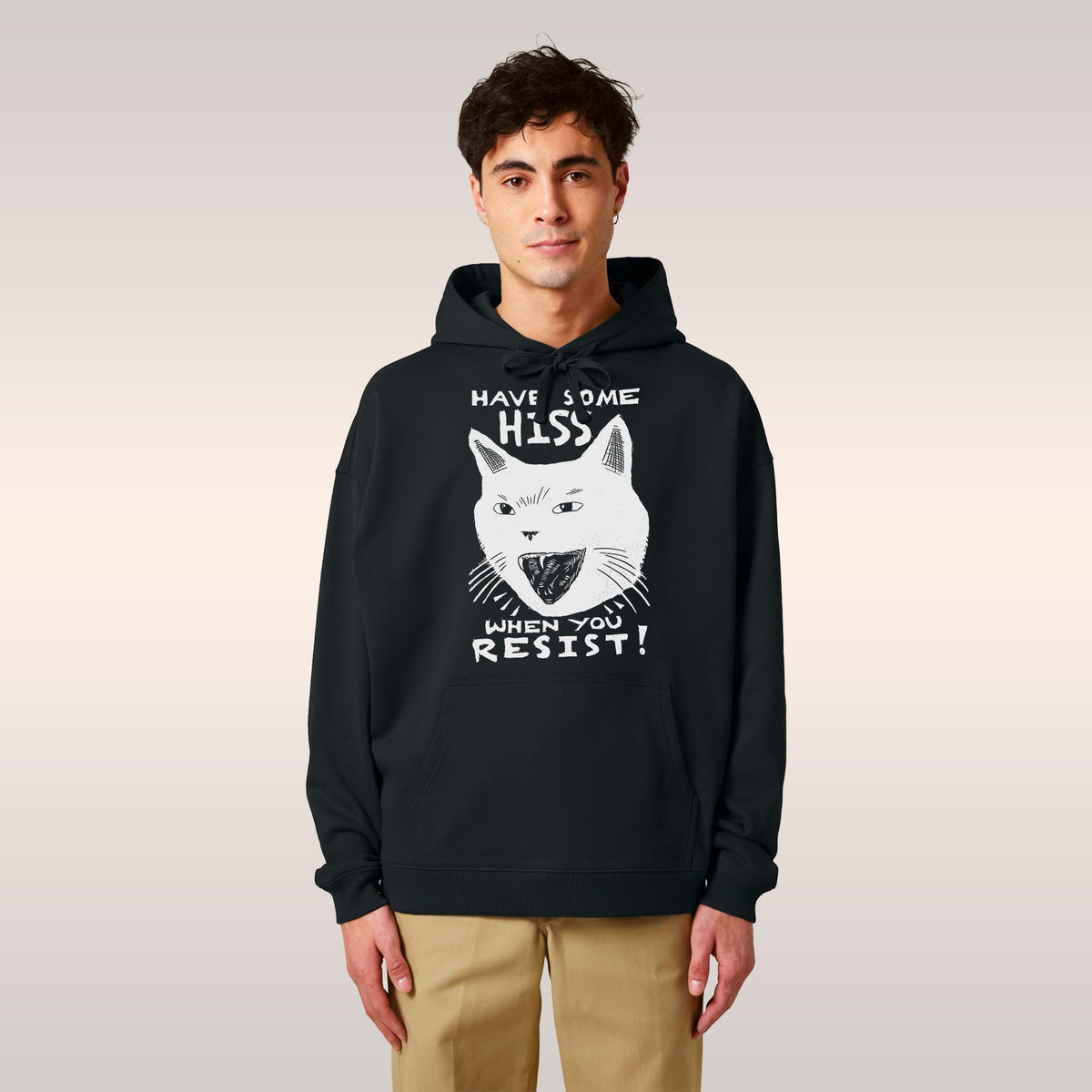 Hiss When You Resist Cat Hoodie