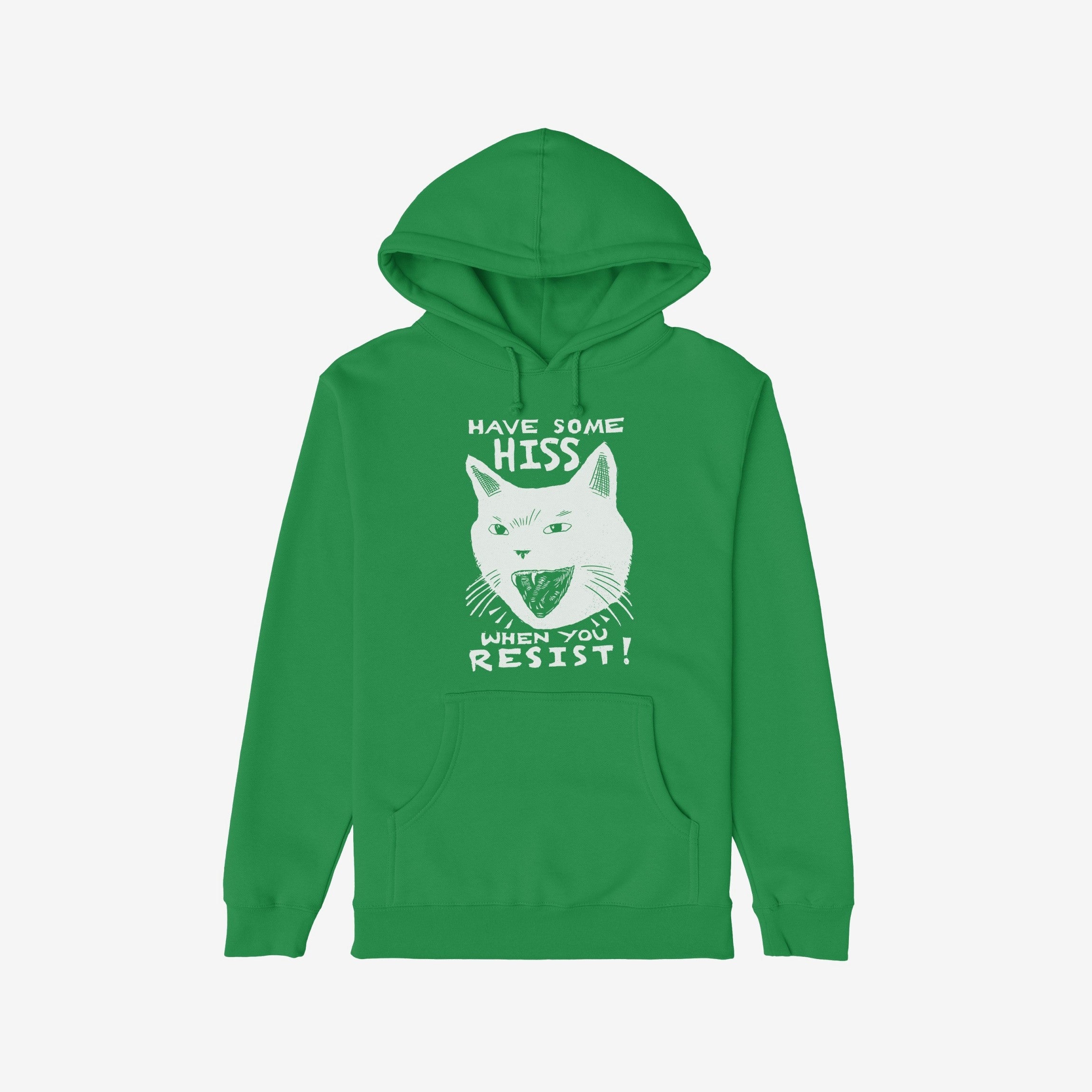 Hiss When You Resist Cat Hoodie & Sweatshirt