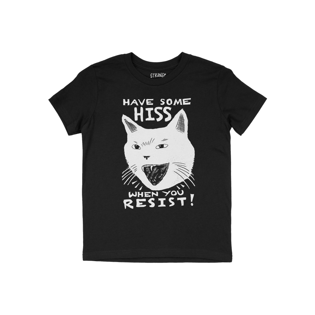 Hiss When You Resist Cat Kids T-shirt