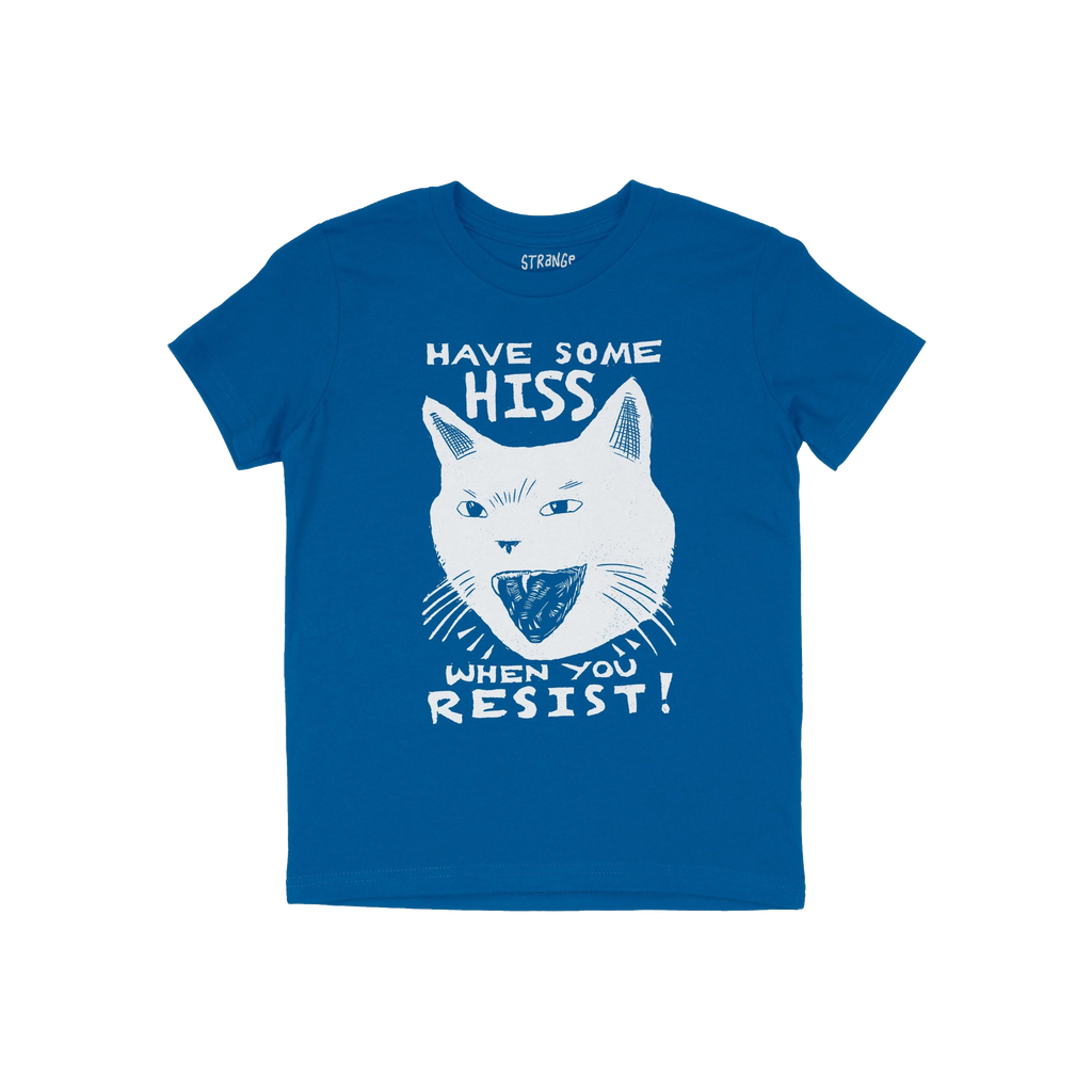 Hiss When You Resist Cat Kids T-shirt