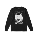 Hiss When You Resist Cat Long Sleeve T-shirt