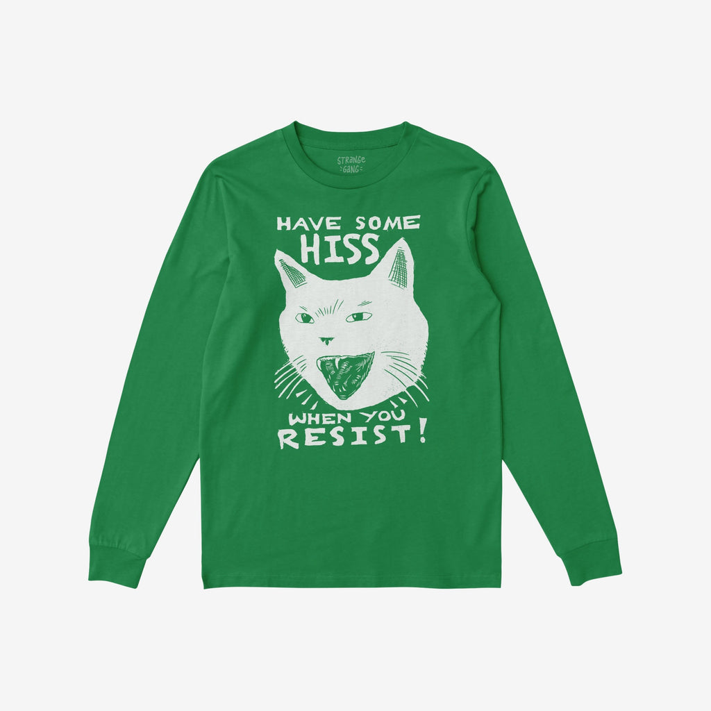 Hiss When You Resist Cat T-shirt