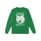 Hiss When You Resist Cat Long Sleeve T-shirt