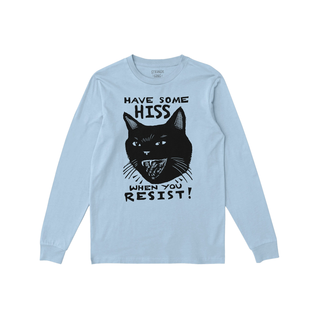 Hiss When You Resist Cat Long Sleeve T-shirt