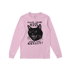 Hiss When You Resist Cat Long Sleeve T-shirt