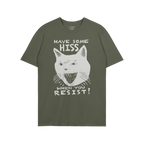 Hiss When You Resist Cat T-shirt