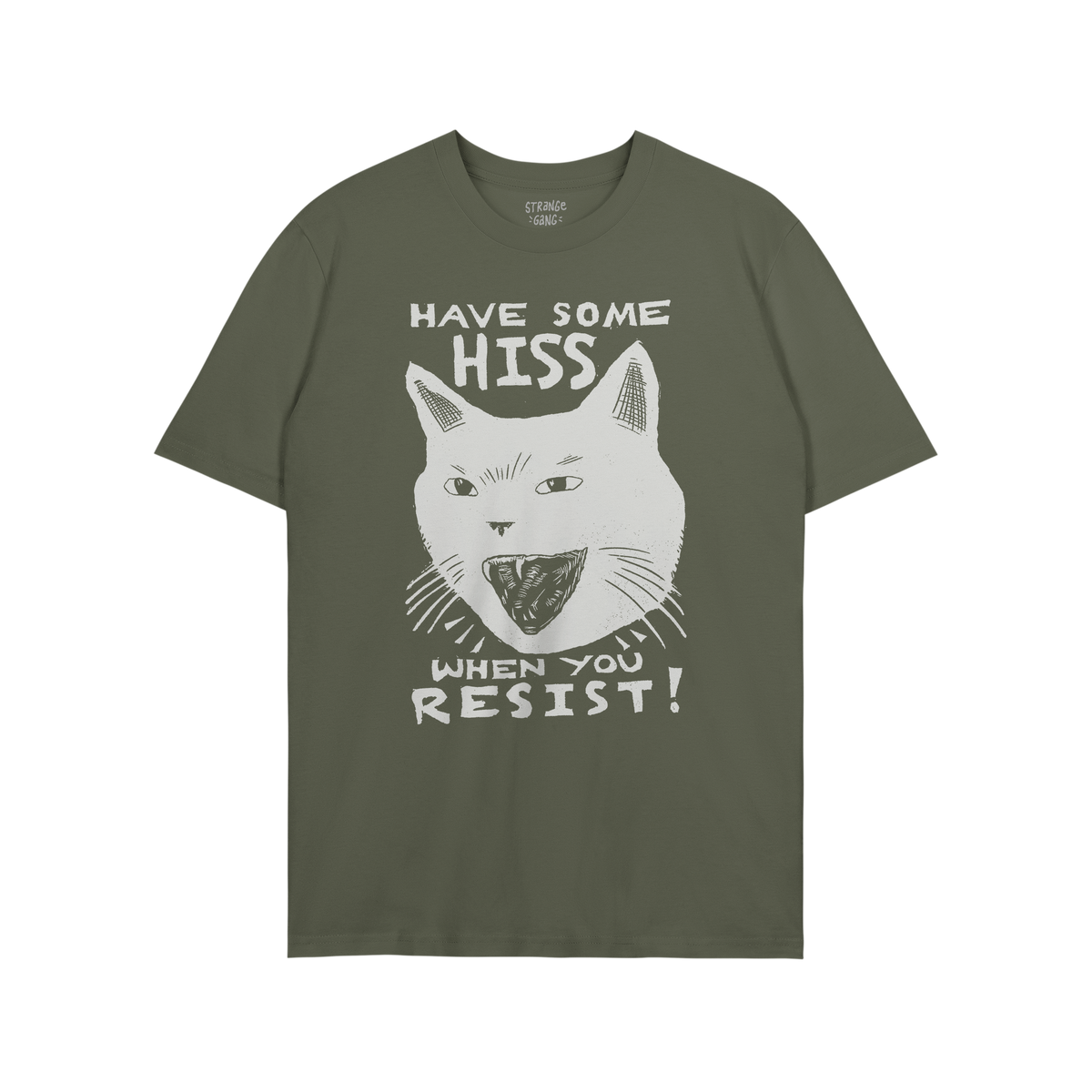 Hiss When You Resist Cat T-shirt