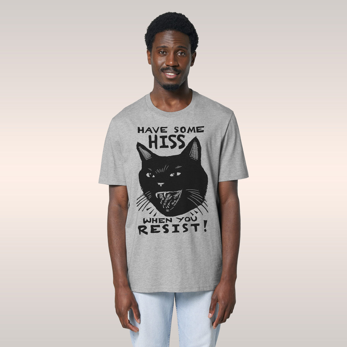 Hiss When You Resist Cat T-shirt