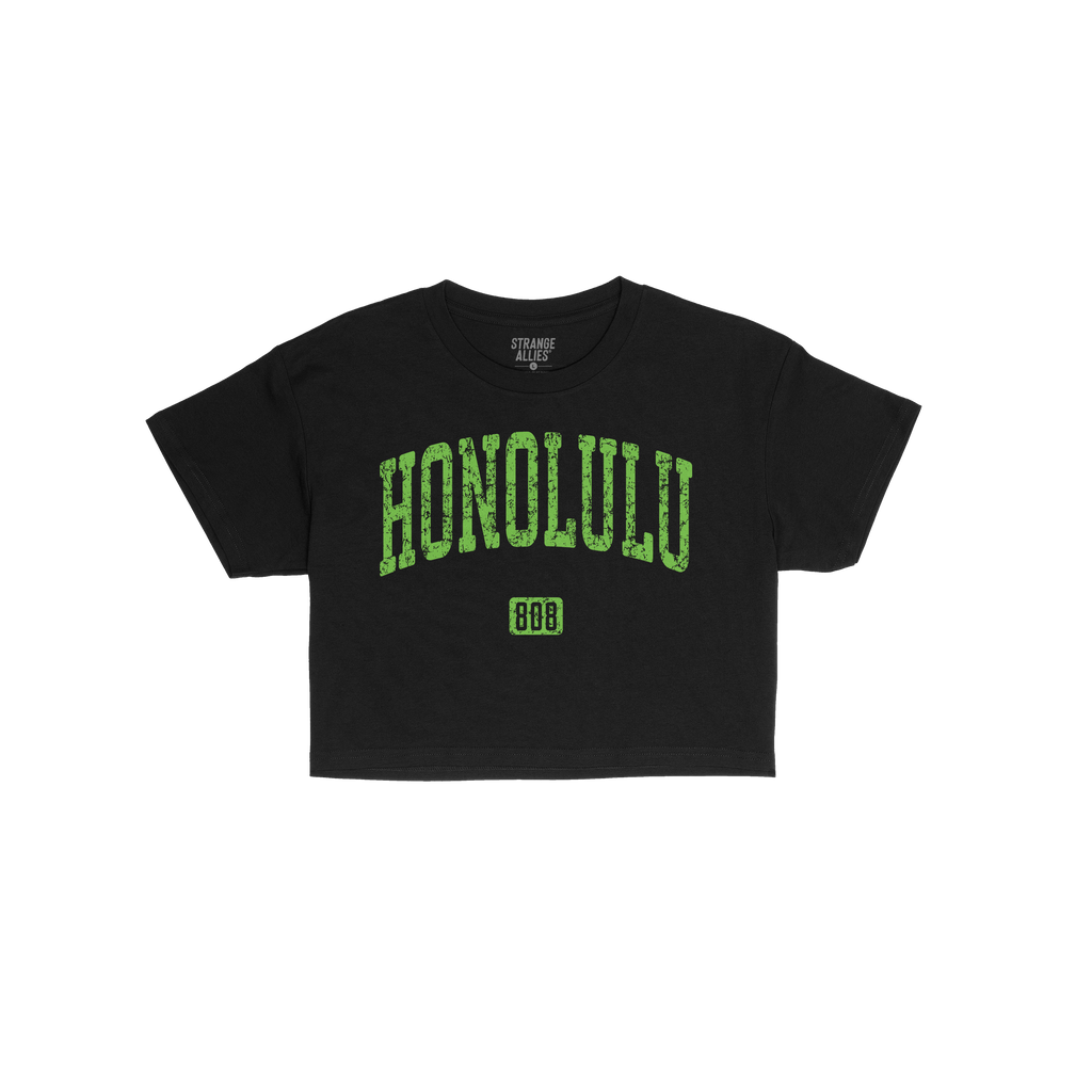 Honolulu 808 Crop Top