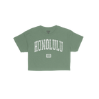 Honolulu 808 Crop Top