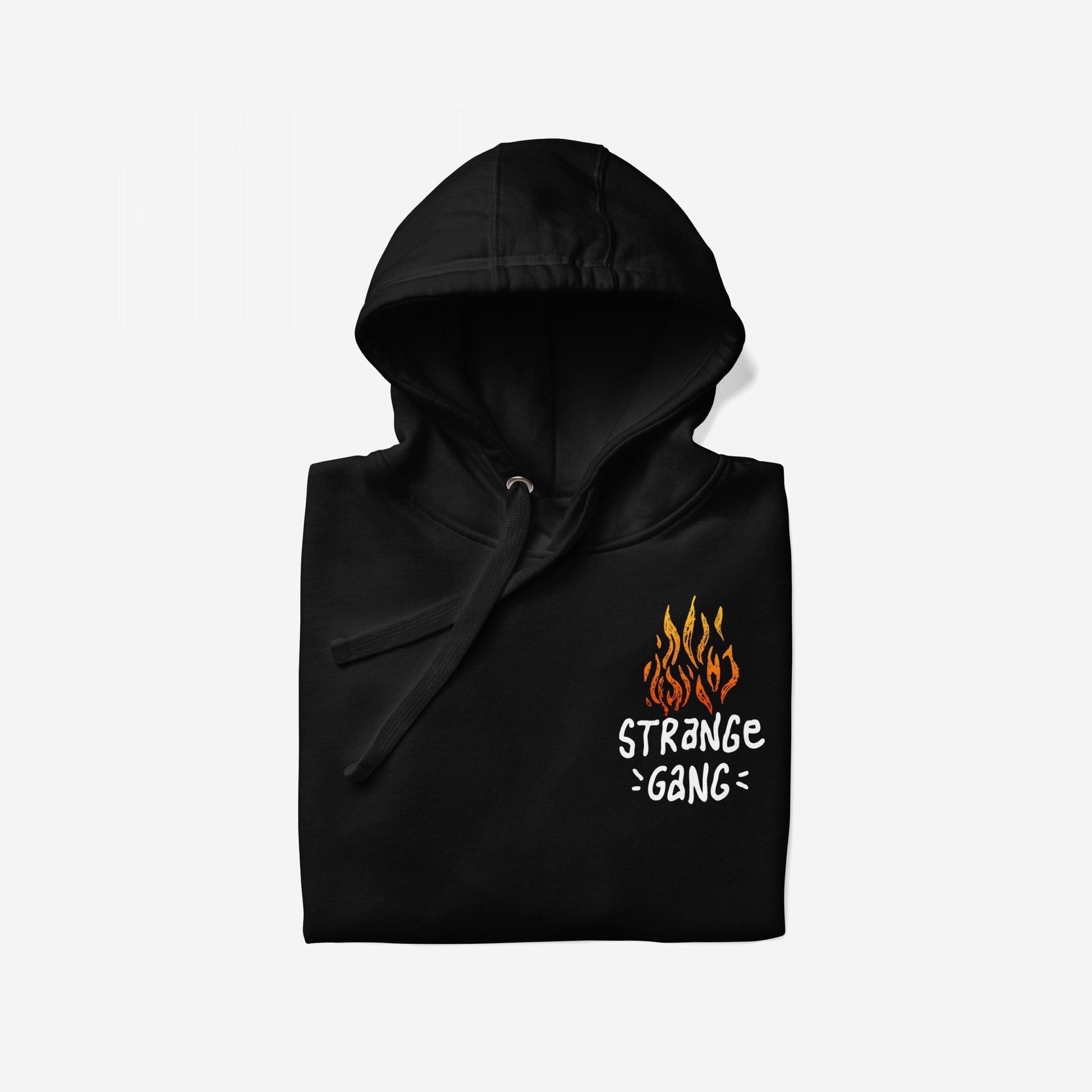 Black ICE Is State Sponsored Terrorism Hoodie featuring a stylized flame graphic and bold statement print, embodying a strong call for immigrant justice and resistance.