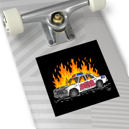 ACAB Police Car Sticker & Magnet