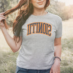 Illinois Flipped Women's Baby Tee