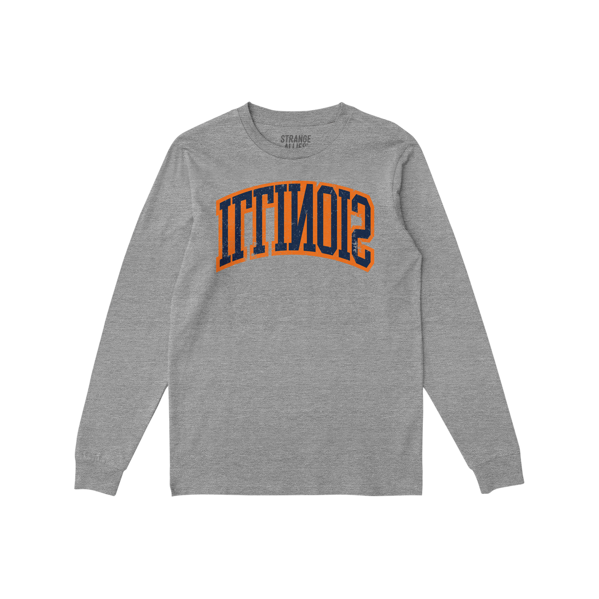 Illinois Flipped Long Sleeve T-shirt