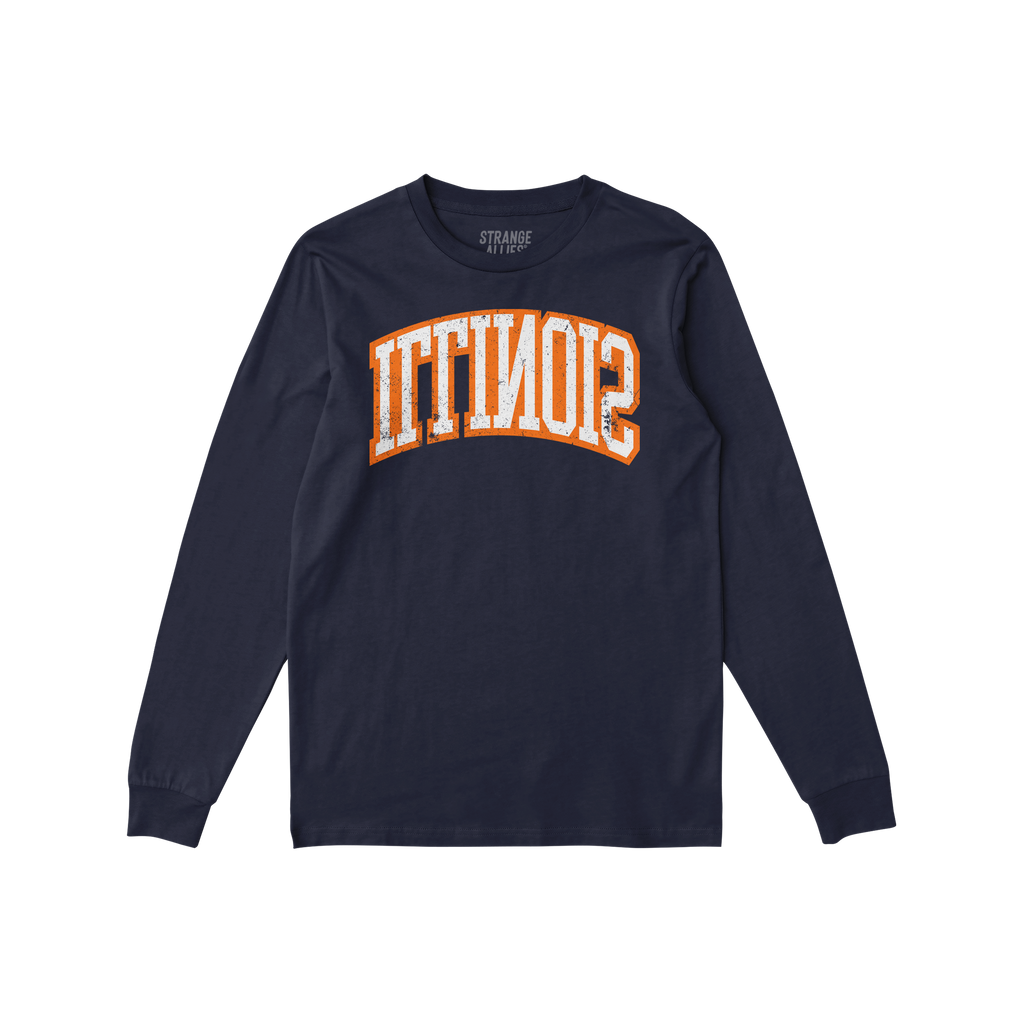 Illinois Flipped Long Sleeve T-shirt