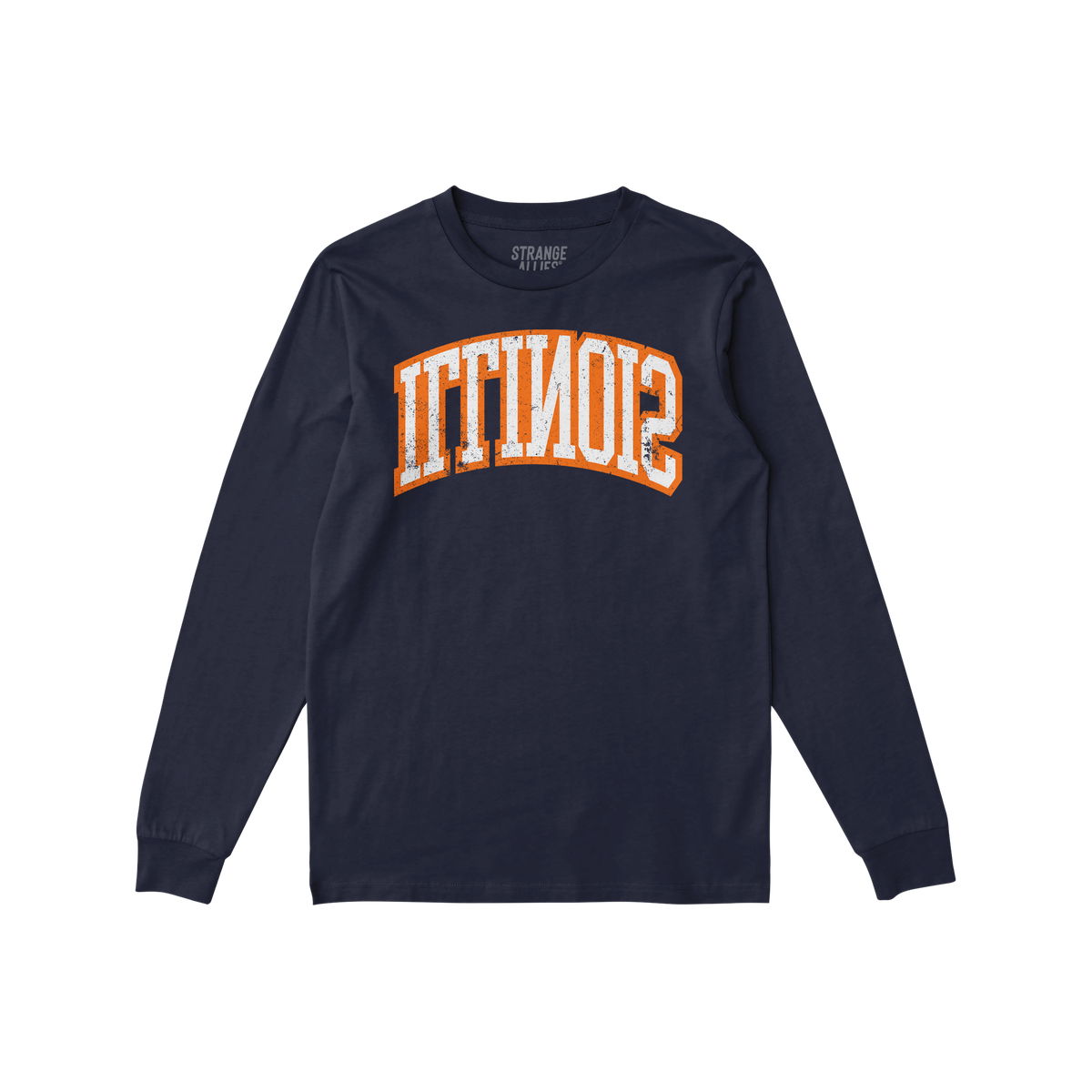 Illinois Flipped Long Sleeve T-shirt