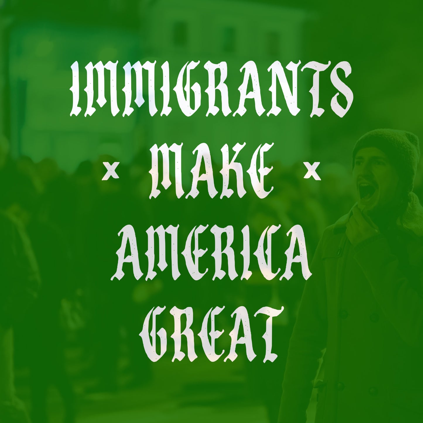 Immigrants Make America Great Shirt by Strange Gang