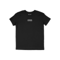 Intensive Purposes T-shirt: A black, short-sleeved tee featuring INTENSIVE PURPOSES in white text, humorously celebrating lan