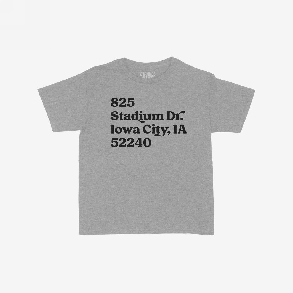 Iowa Football Stadium Address Women's Baby Tee