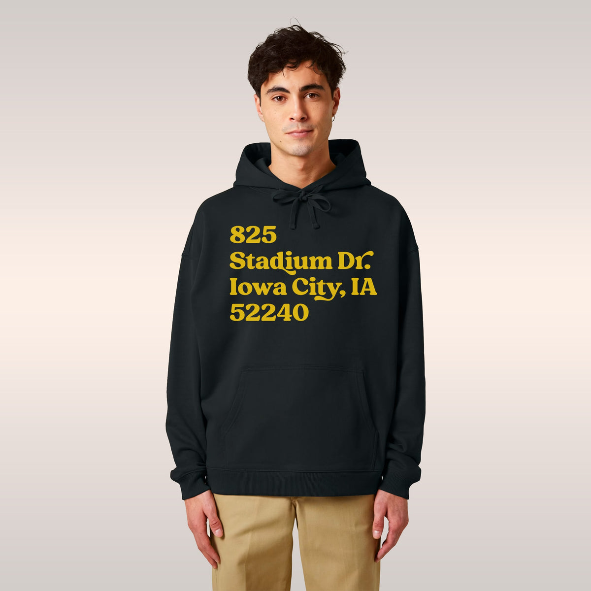 Iowa Football Stadium Address Hoodie