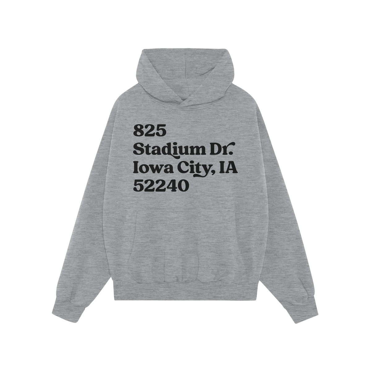 Iowa Football Stadium Address Hoodie