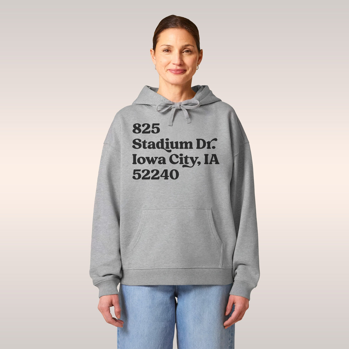 Iowa Football Stadium Address Hoodie
