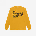 Iowa Football Stadium Address T-shirt