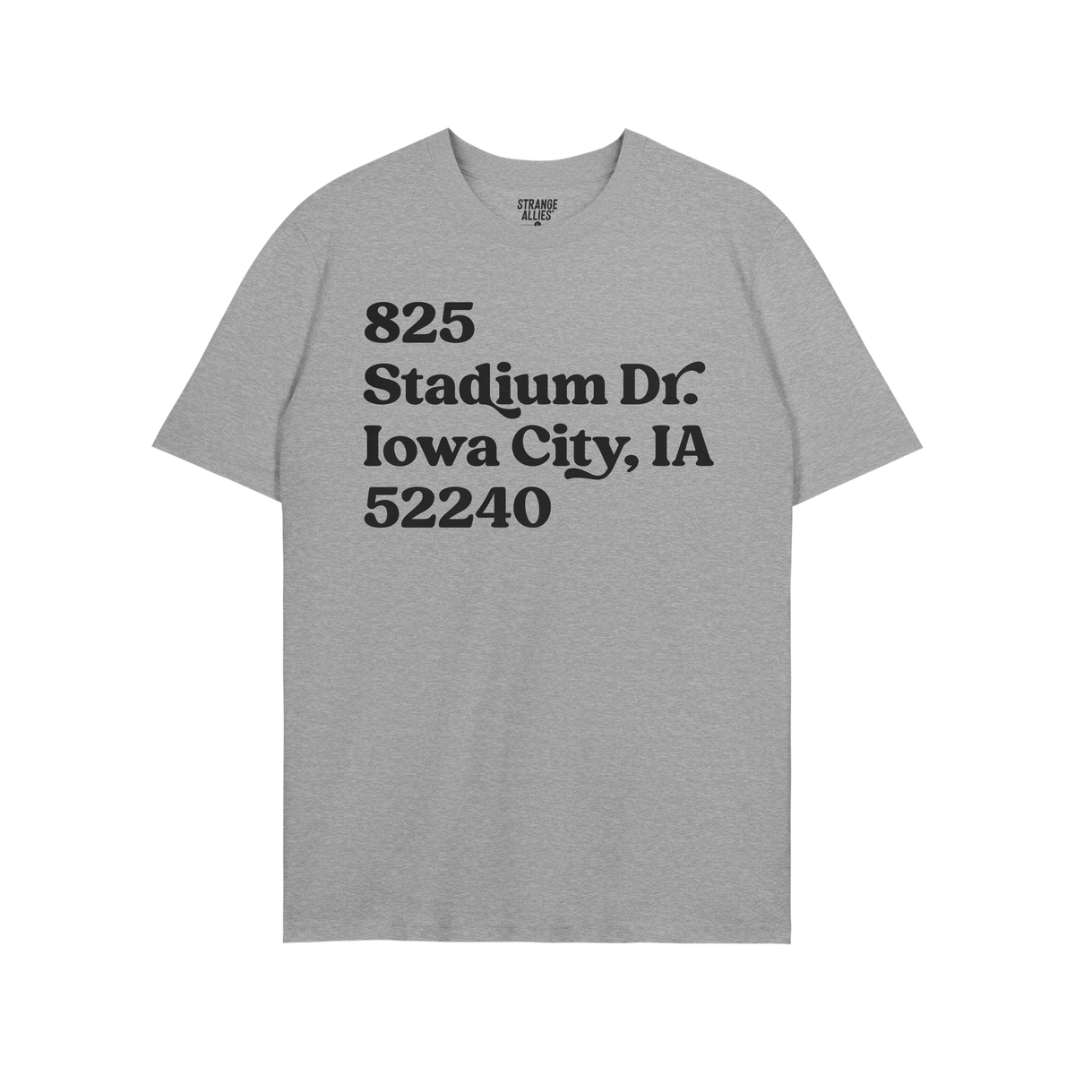 Iowa Football Stadium Address T-shirt