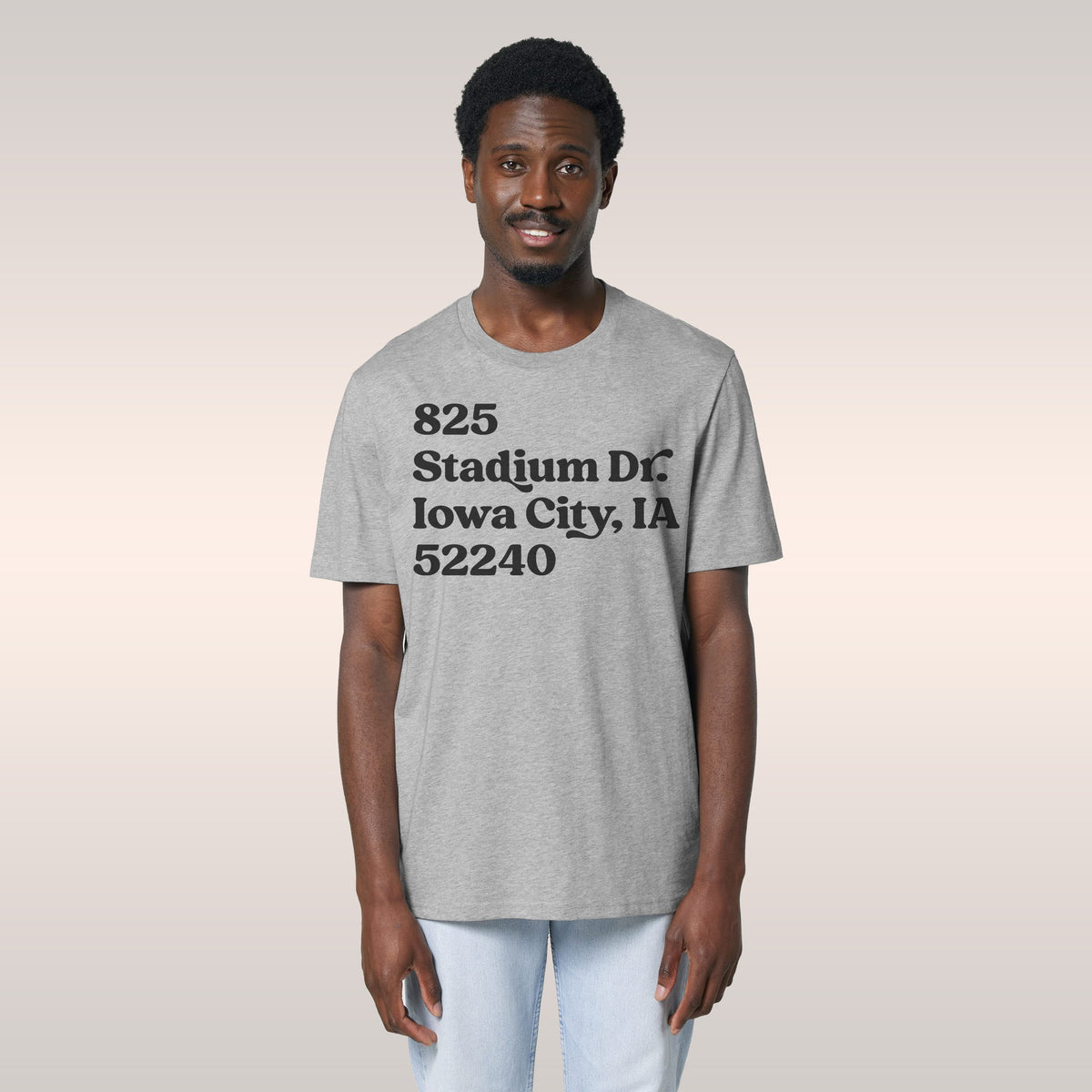 Iowa Football Stadium Address T-shirt