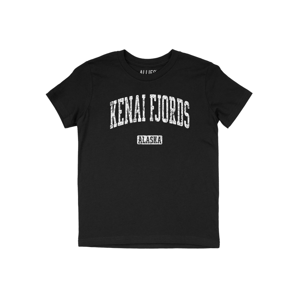Kenai Fjords Alaska Kids T-shirt