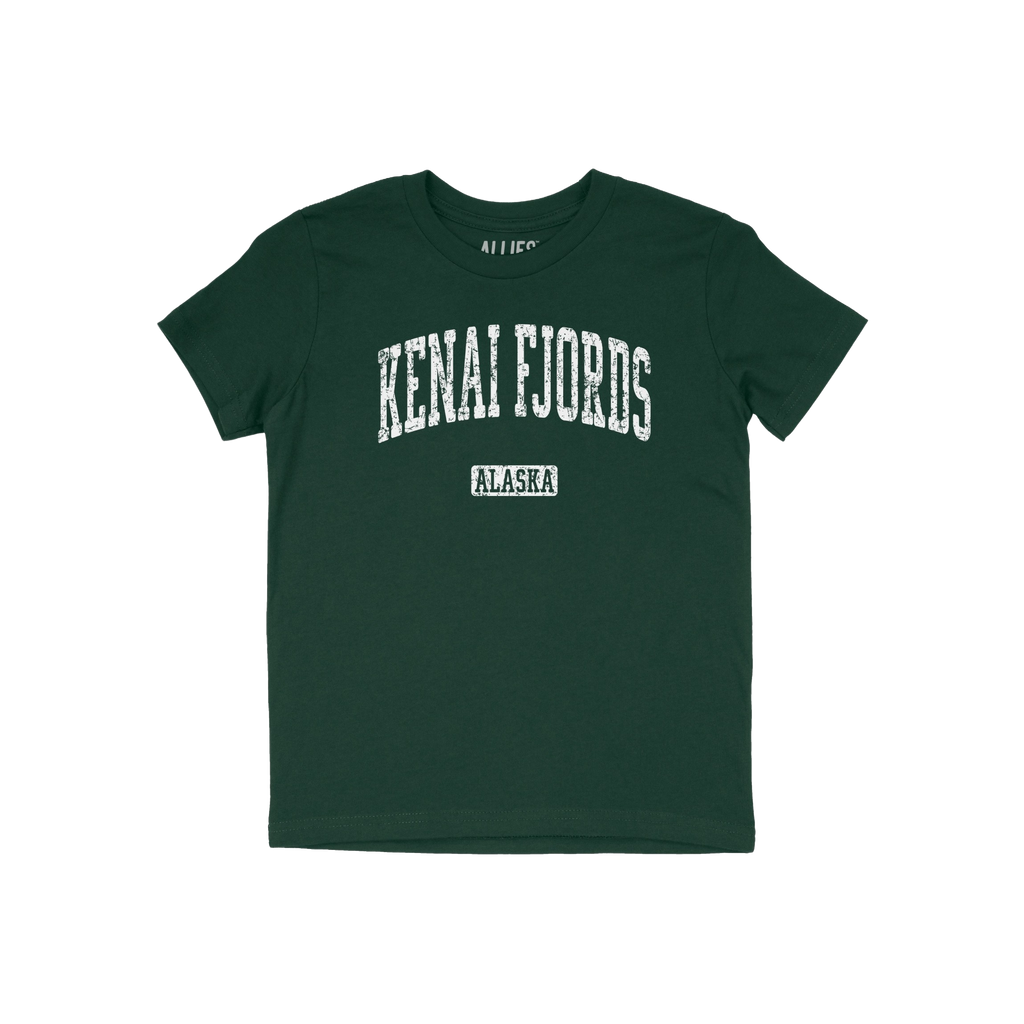 Kenai Fjords Alaska Kids T-shirt