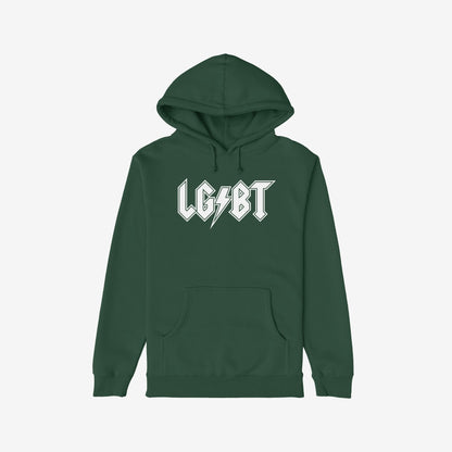 LGBTQ Rocks Hoodie Dark Green by Strange Allies
