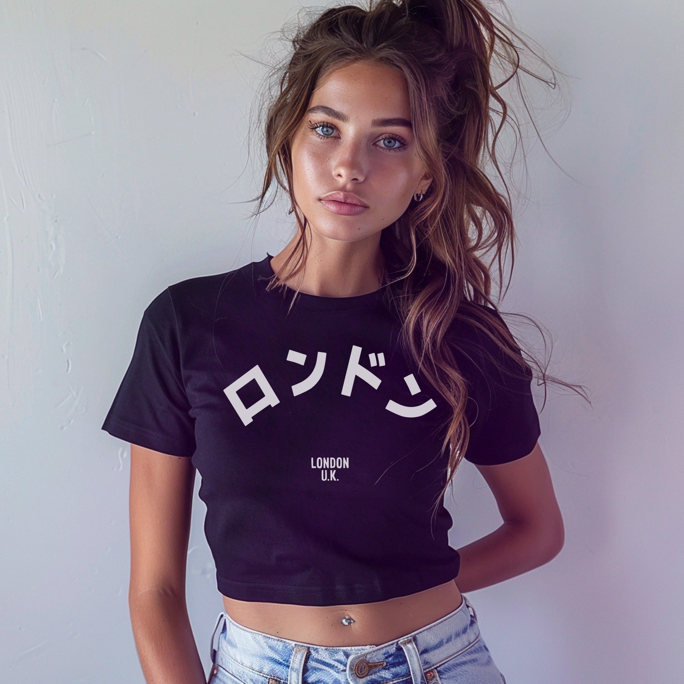 London Japanese Women's Baby Tee