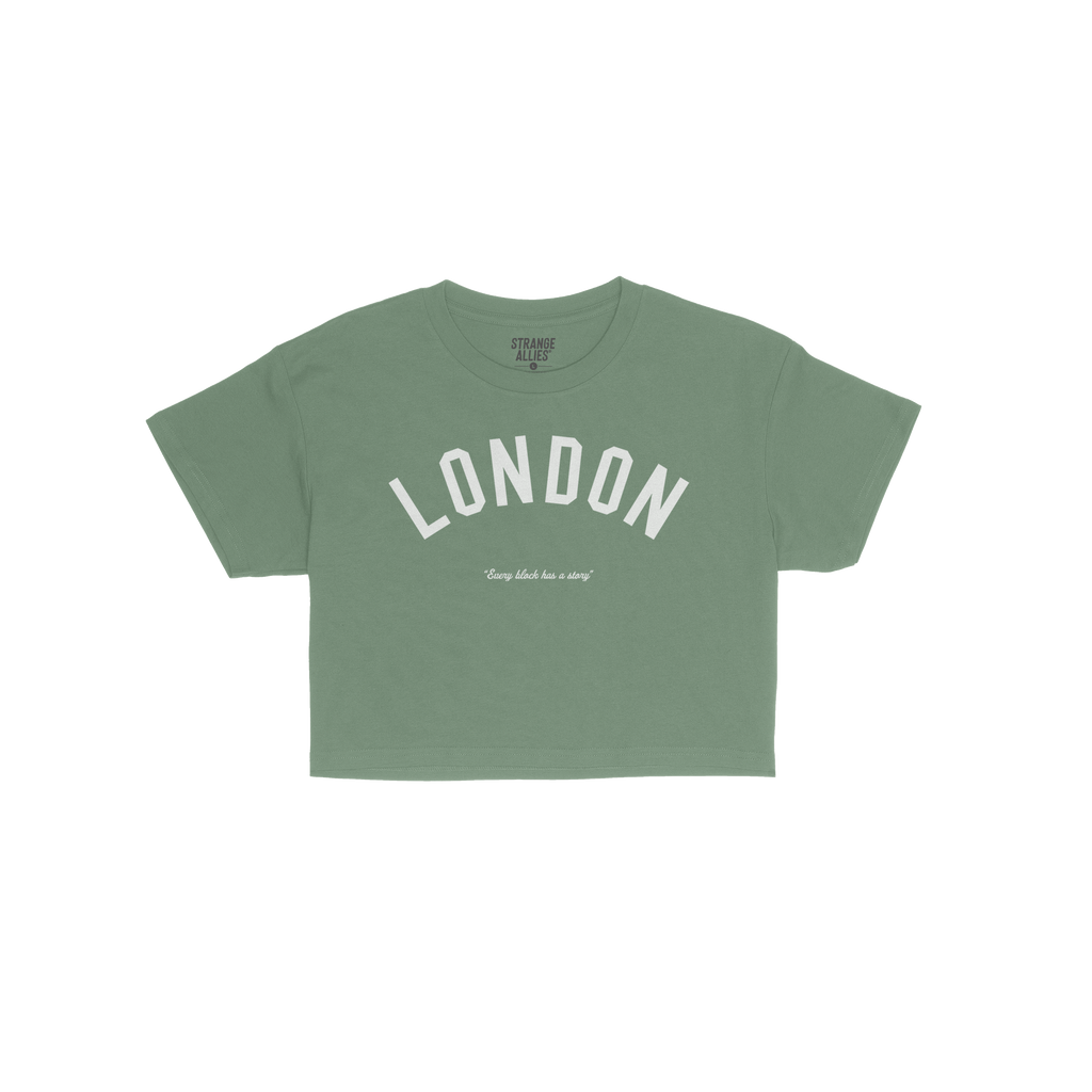 London Story Crop Top