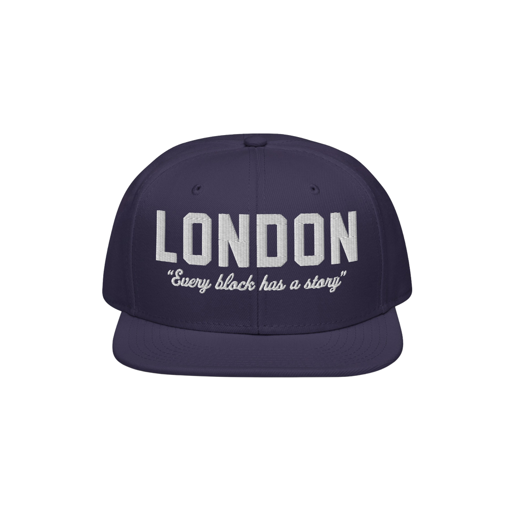 London Story Snapback Hat
