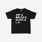 Los Angeles Art Drugs Music Women's Baby Tee