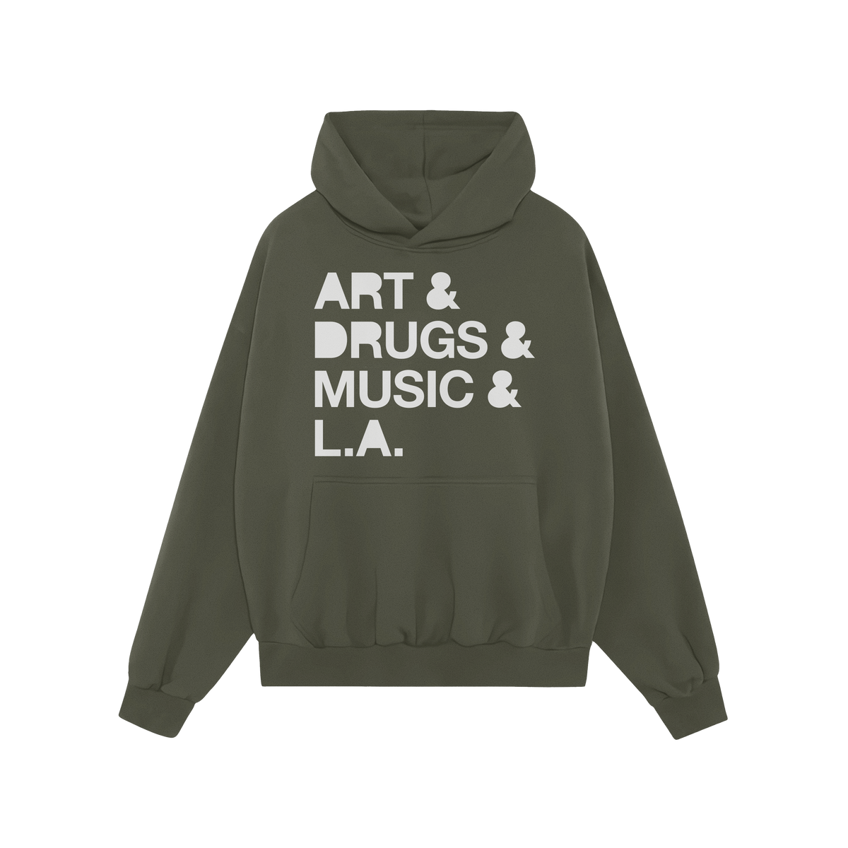 Los Angeles Art Drugs Music Hoodie