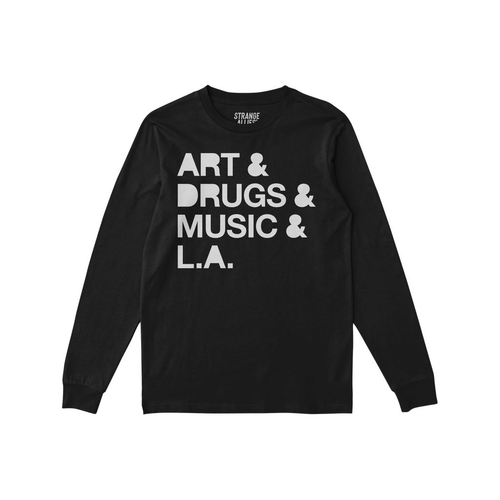 Los Angeles Art Drugs Music Long Sleeve T-shirt